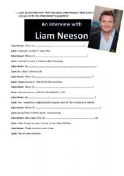 An interview with Liam Neeson