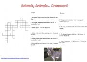 English Worksheet: Animals, Animals... Wordsearch