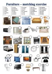 Furniture - matching exercise