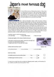 English Worksheet: Reading comprehesion excersice (past simple)
