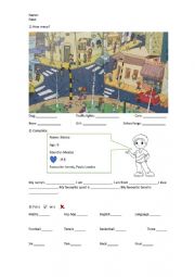 English Worksheet: revision- vocabulary