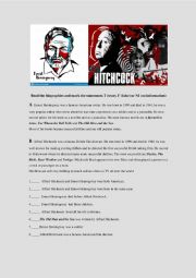 English Worksheet: Hemingway and Hitchcock