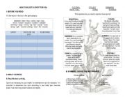 English Worksheet: How to select a sport for you