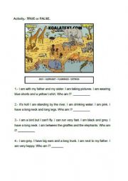 English Worksheet: ANIMALS