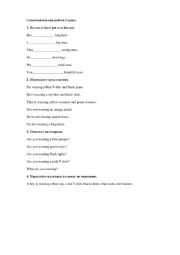 English Worksheet: Clothes test 3d grade