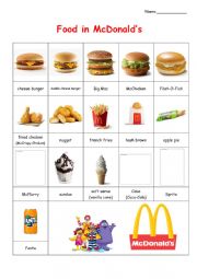 Food In McDonald�s