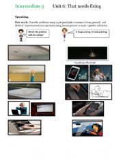 English Worksheet: Describing damages/problems with keep and need