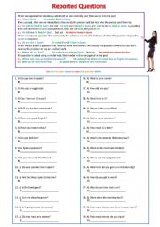 Reported Speech - Questions