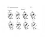English Worksheet: COLOURS