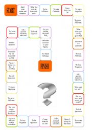 Boardgame verb tenses