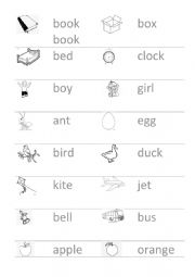 English Worksheet: Trace and write for kid