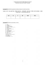 English Worksheet: PERSONAL PRONOUN