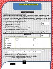 a  summative test based on  book 4  unit 11 t family and friends test 2