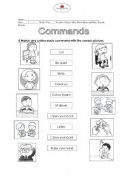 Classroom commands