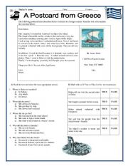 Reading and Writing a postcard