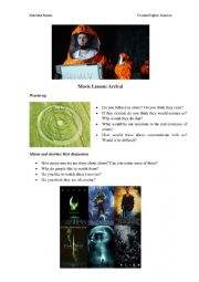 English Worksheet: Arrival (2016)