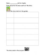 English Worksheet: Oxford Reading Tree-Rotten apples