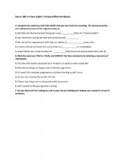 English Worksheet: Listening Practice about Artificial Intelligence