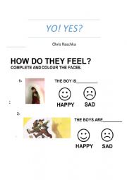 English Worksheet: Yo! Yes? emotions