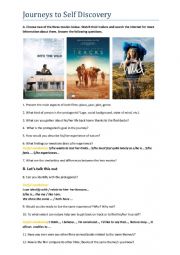 English Worksheet: Movie worksheet: Into the Wild, Tracks, Wild