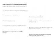 English Worksheet: I want to be a 