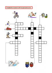 ACTIONS CROSSWORD