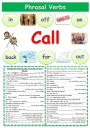 Phrasal Verbs with Call