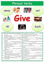 Phrasal Verbs with Give
