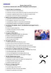 English Worksheet: Listening & Reading Test