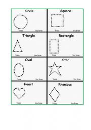 English Worksheet: Shapes