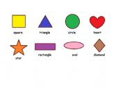 English Worksheet: Shapes