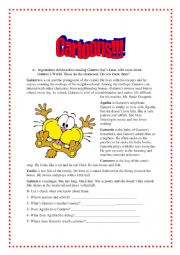 English Worksheet: Cartoons