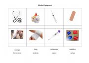 English Worksheet: Medical equipment