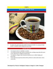 English Worksheet: The Best Coffee in the World