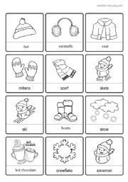 WINTER - ESL worksheet by jadiafa