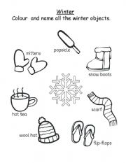 Winter objects