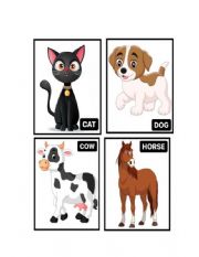 English Worksheet: Animals Flashcards 1