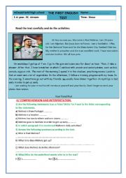 English Worksheet: An email