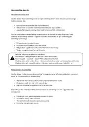 English Worksheet: Causative form: have/get something done, make someone do something etc.