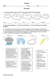 The weather worksheet