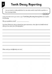 English Worksheet: teeth worksheet