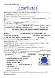 English Worksheet: Ted Talk:self-esteem