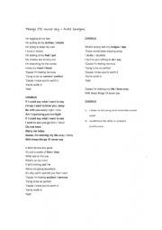 English Worksheet: Things I�ll never say