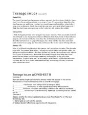 English Worksheet: Reading Activities