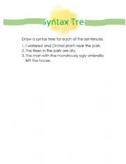 Sintax trees