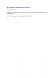 English Worksheet: Generations millenials vs boomers