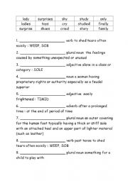 Spelling Words Definitions Grade 3 Week 13