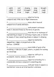 Spelling Words Definitions Grade 3 Week 12