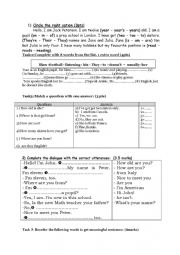 7th form mid term test 1 language