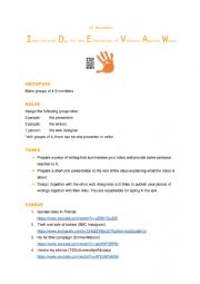 English Worksheet: International Day for the Elimination of Violence Against Women